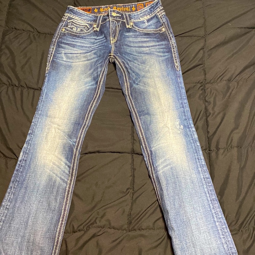 Gently worn Women’s Rock Revival “Alanis” bootcut Jeans
